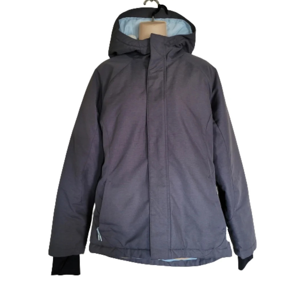 All in Motion Gray Hooded Winter Jacket Size Women's Medium